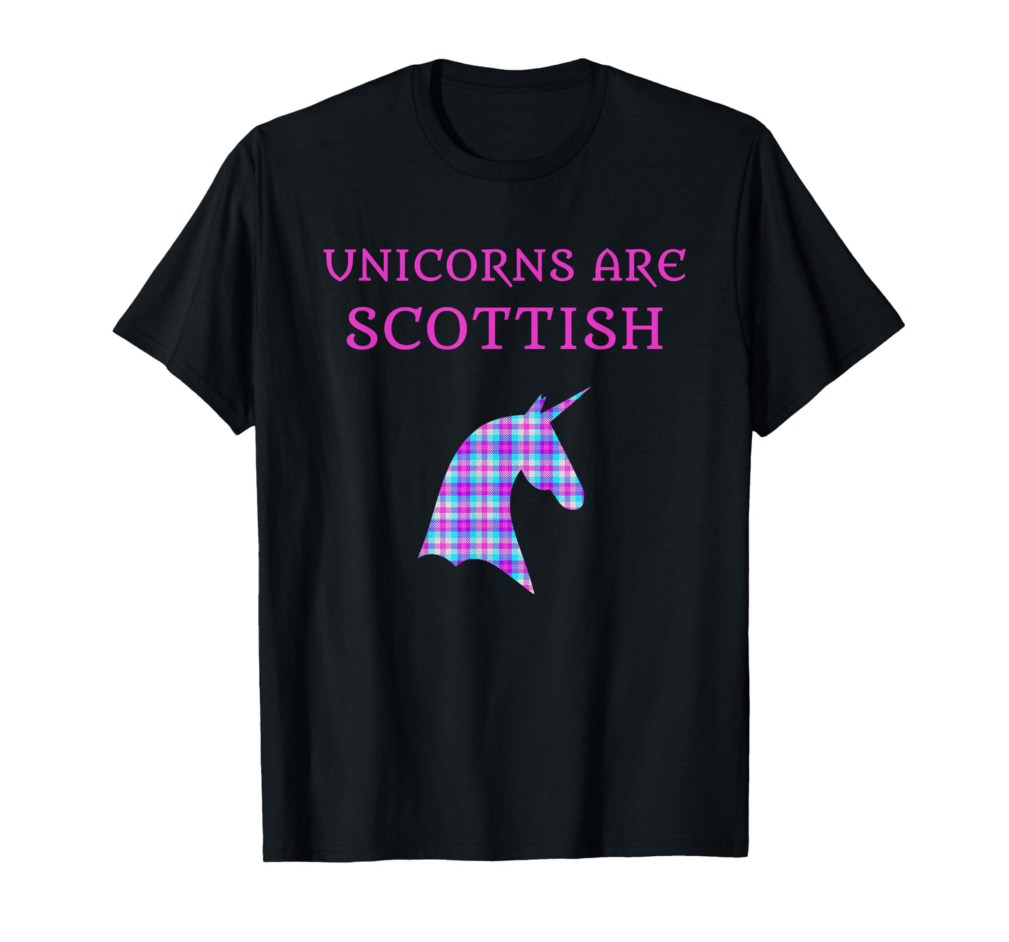 Unicorns Are Scottish Tartan Day Shirt T-Shirt