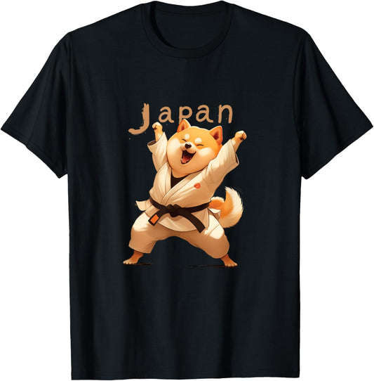Japanese Judo Shiba Inu - Japan Souvenir T-Shirt