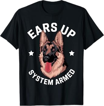 German Shepherd Art For Men Women Dog Owner German Shepherd T-Shirt