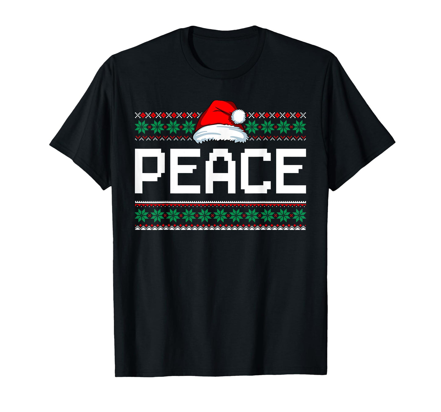 Peace I Come In Peace Couples Ugly Christmas Xmas Sweaters T-Shirt