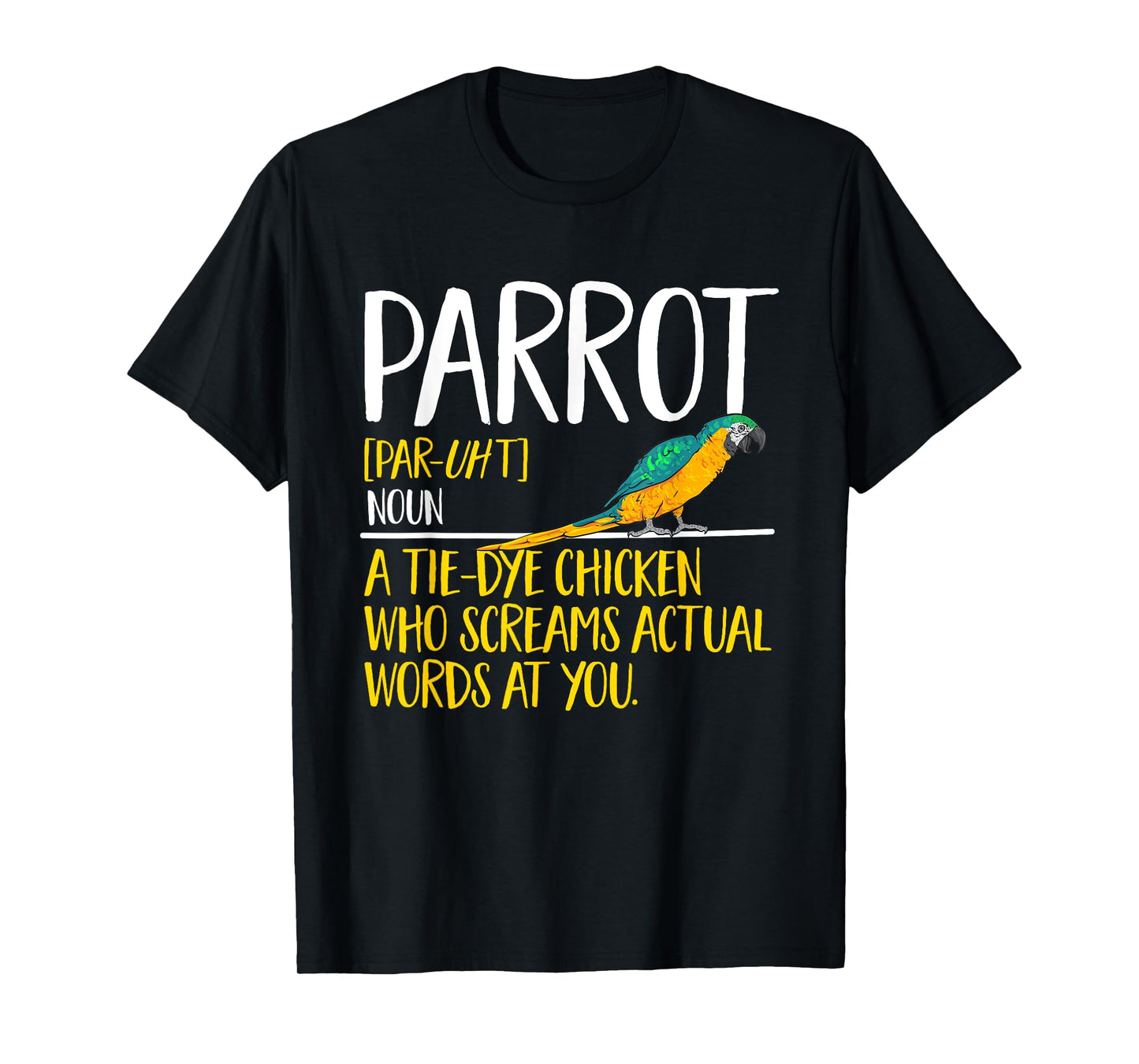 Macaw Parrot Definition Blue And Yellow Macaw T-Shirt