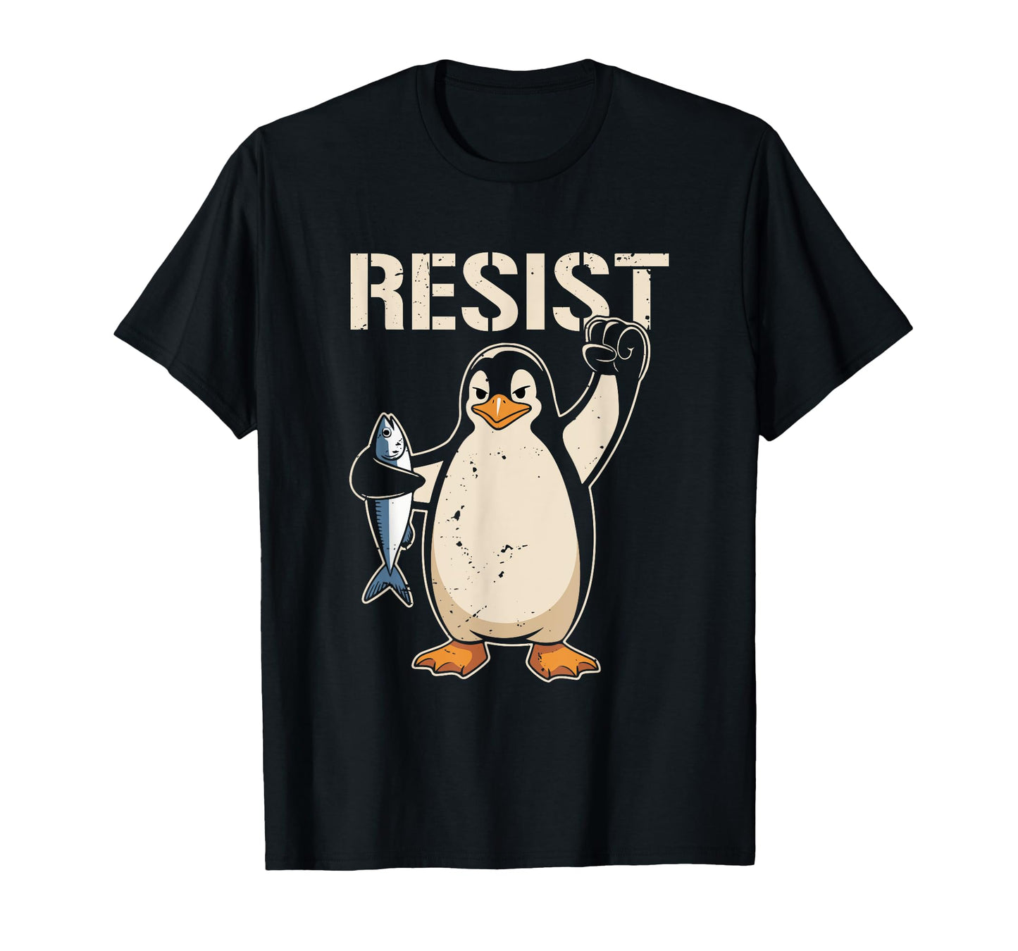 Resist Penguin Activism Women Men T-Shirt