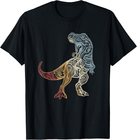 Dinosaur Retro Style Vintage T-Shirt