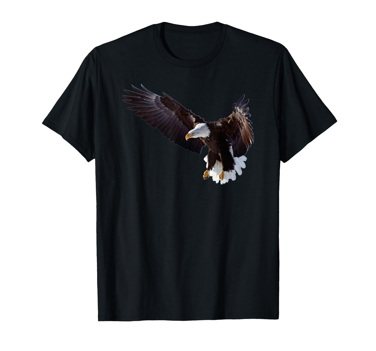 Lovely American Bald Eagle In Flight Photo Portrait T-Shirt