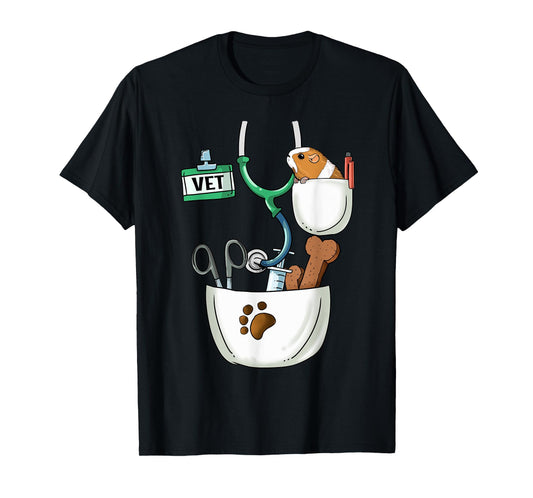 Veterinarian Halloween Costume Vet Tech Kids And Adult T-Shirt
