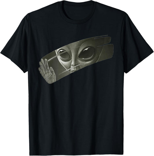 Aliens T-shirt | Men Women Funny Graphic UFO Alien T-Shirt