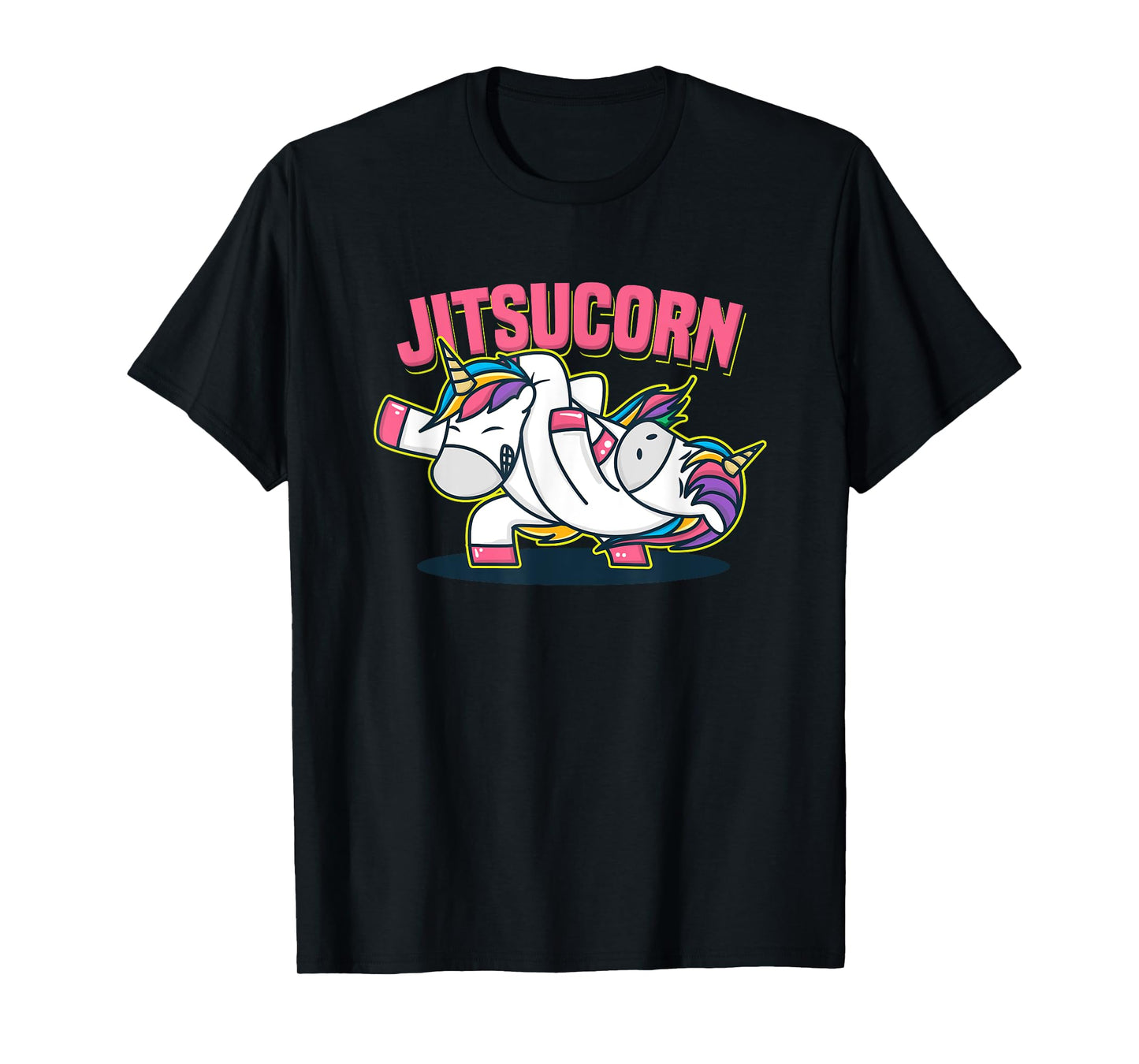 Funny Jiu Jitsu T-Shirt Cute Unicorn Self Defense T-Shirt