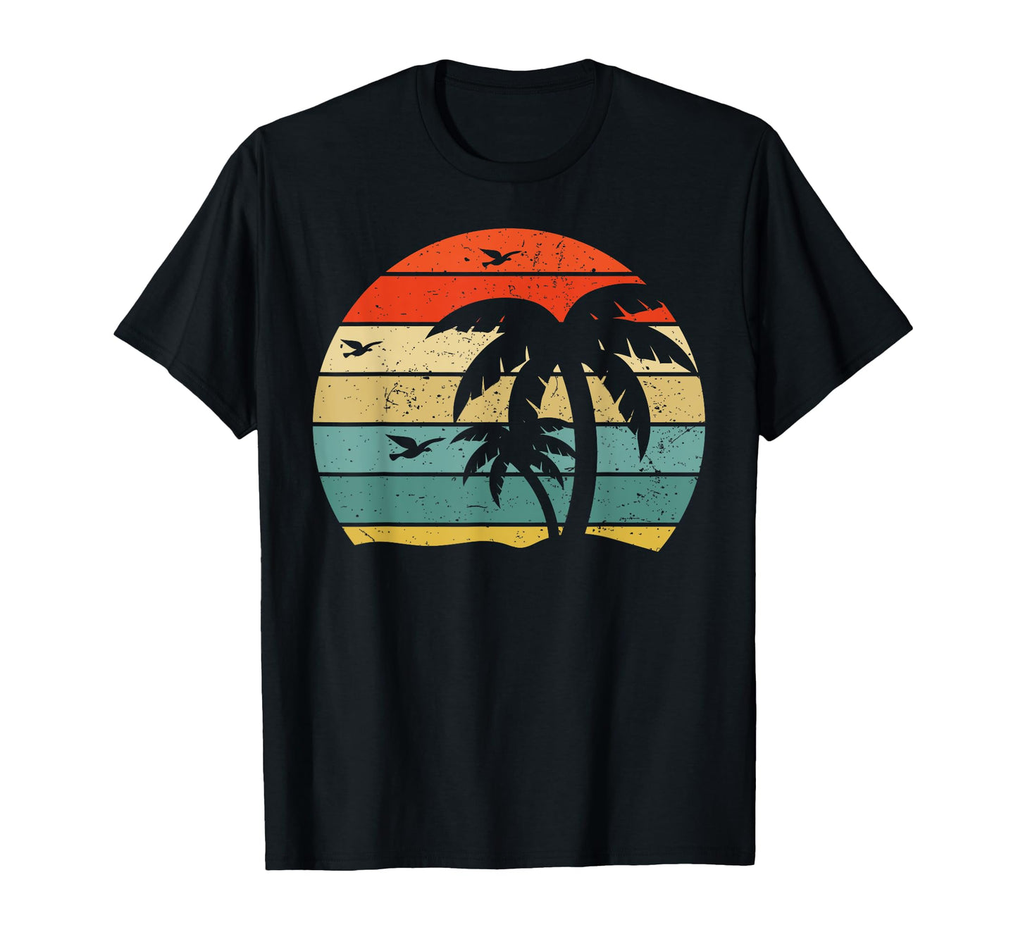 Cool Tropical T-Shirt Palm Trees Beach Retro Holiday Vintage T-Shirt