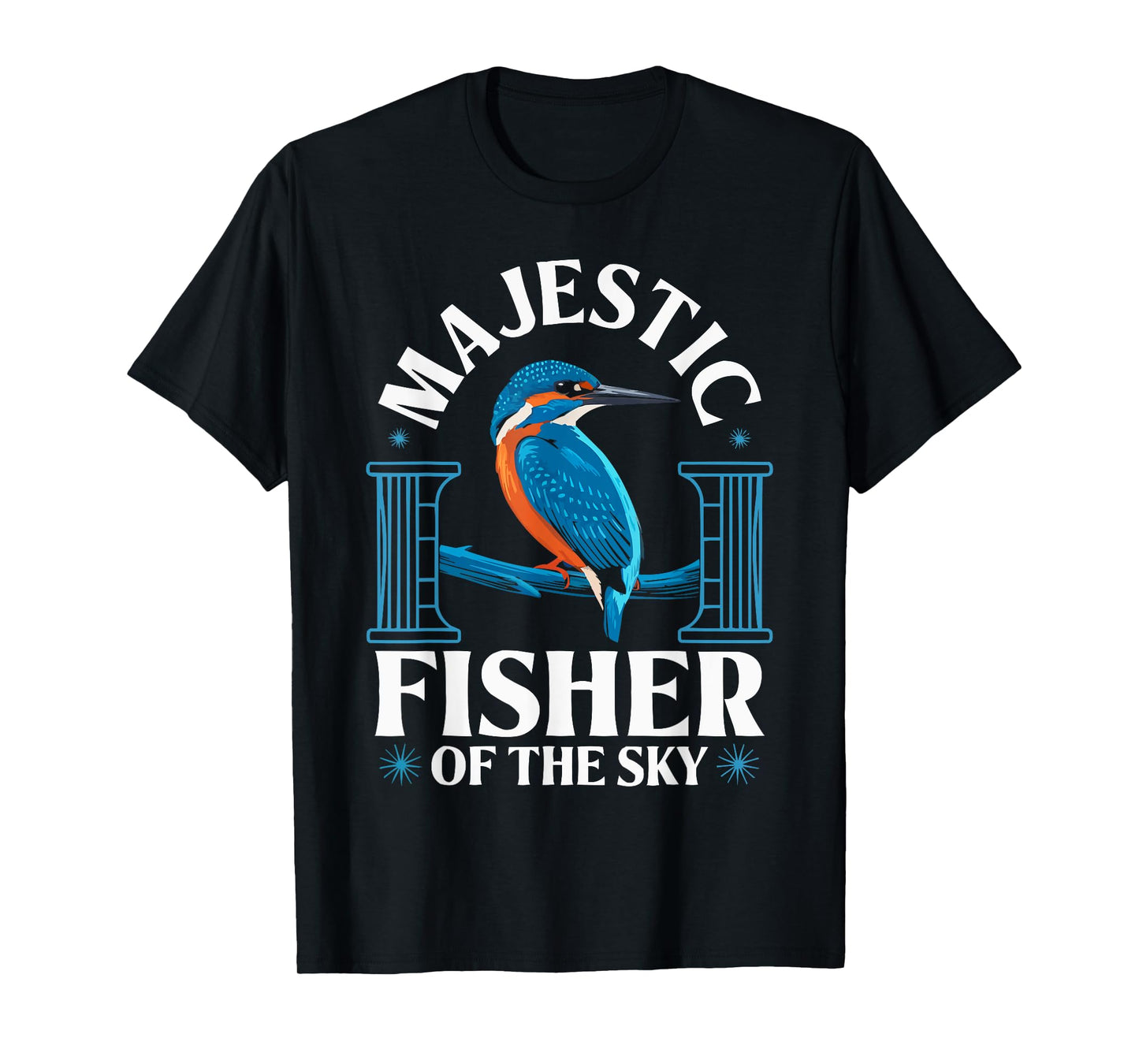 Belted Kingfisher Bird Lover Ornithology Birdwatching T-Shirt