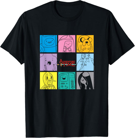 Adventure Time Character Grid T-Shirt