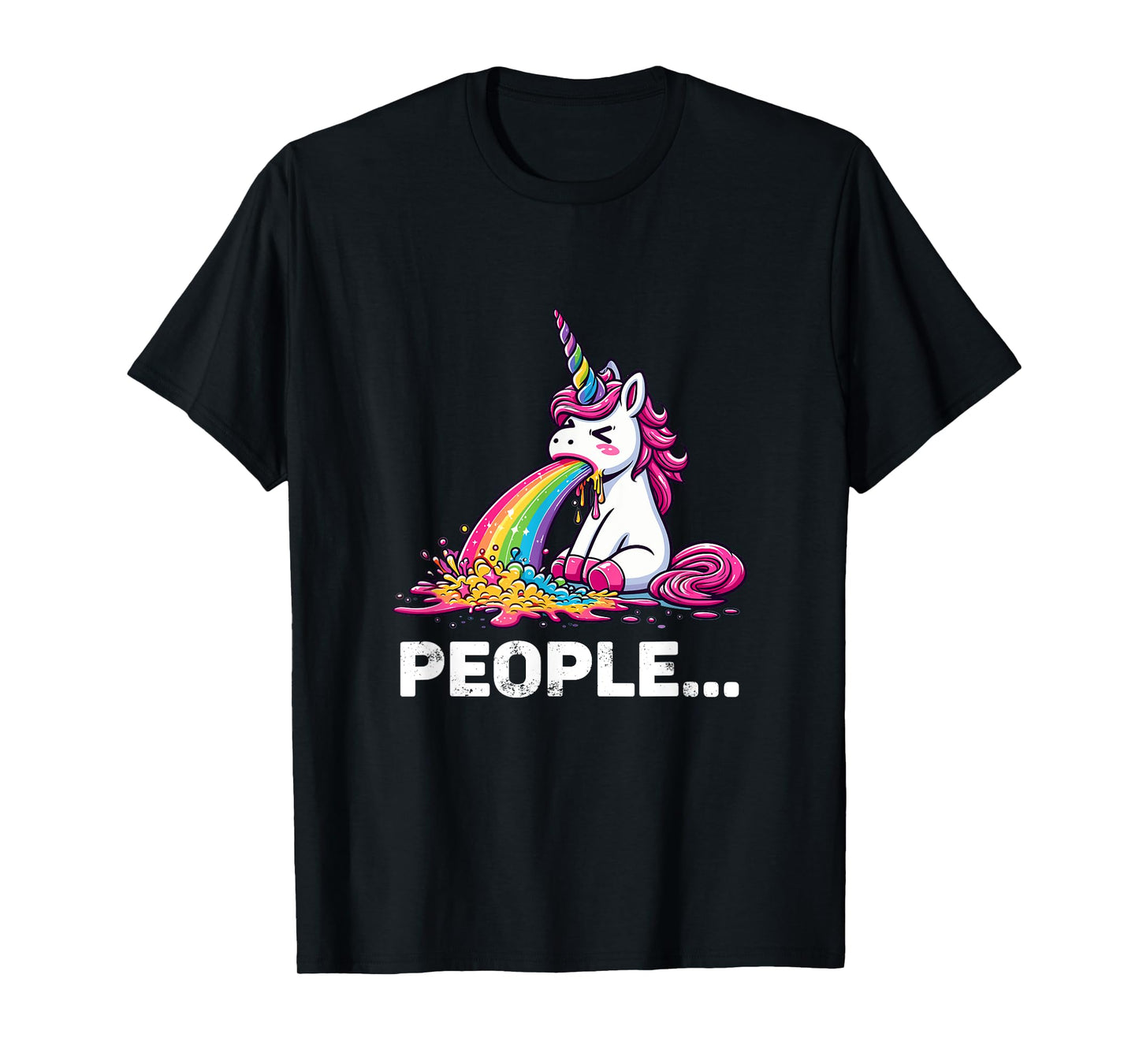 Eww People Cute Funny Unicorn T-Shirt