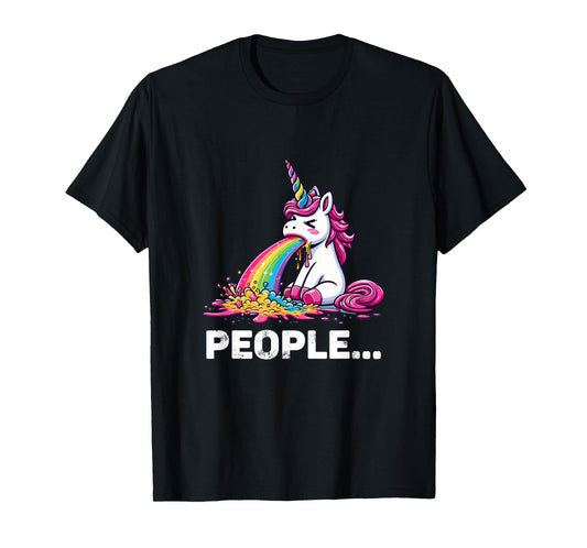 Eww People Cute Funny Unicorn T-Shirt
