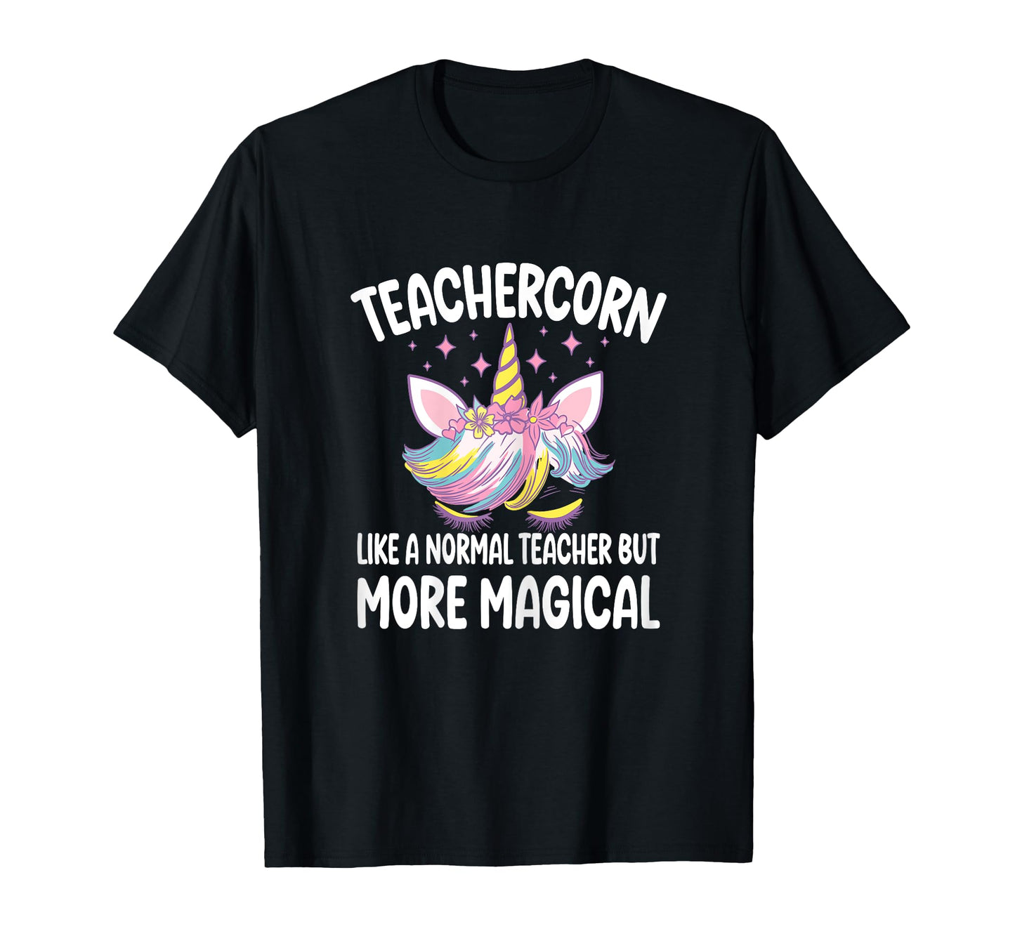 Teachercorn Funny Unicorn Teacher T-Shirt for Women