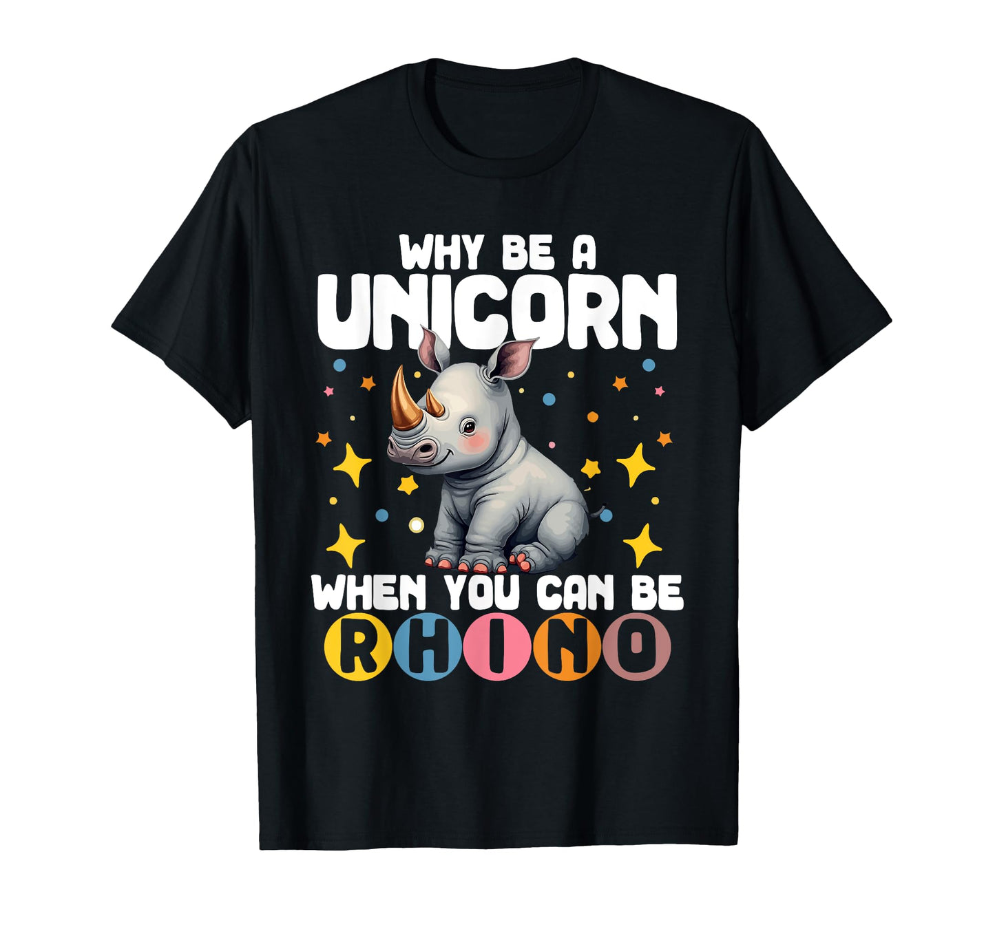 Chubby Unicorns Rhino Lover Cute Rhinoceros Women Men Kids T-Shirt