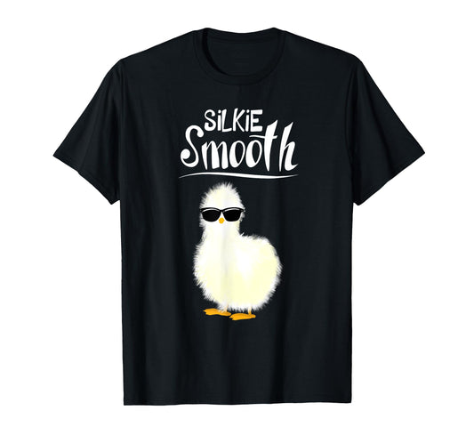 Funny Silkie Smooth Art For Men Women Silkie Chicken Lover T-Shirt