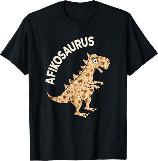 Dinosaur Afiko Shirt - Hebrew Passover Jewish Funny T-Shirt