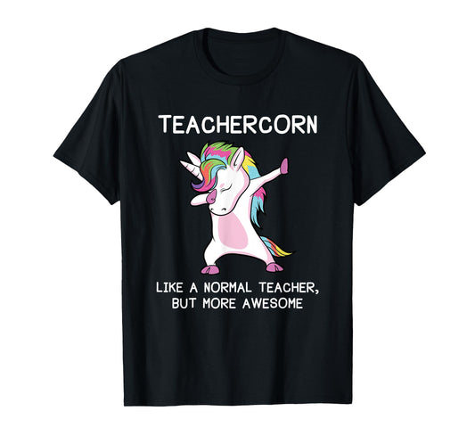 Teachercorn Teacher Unicorn T-Shirt for Men Women Girls Kids