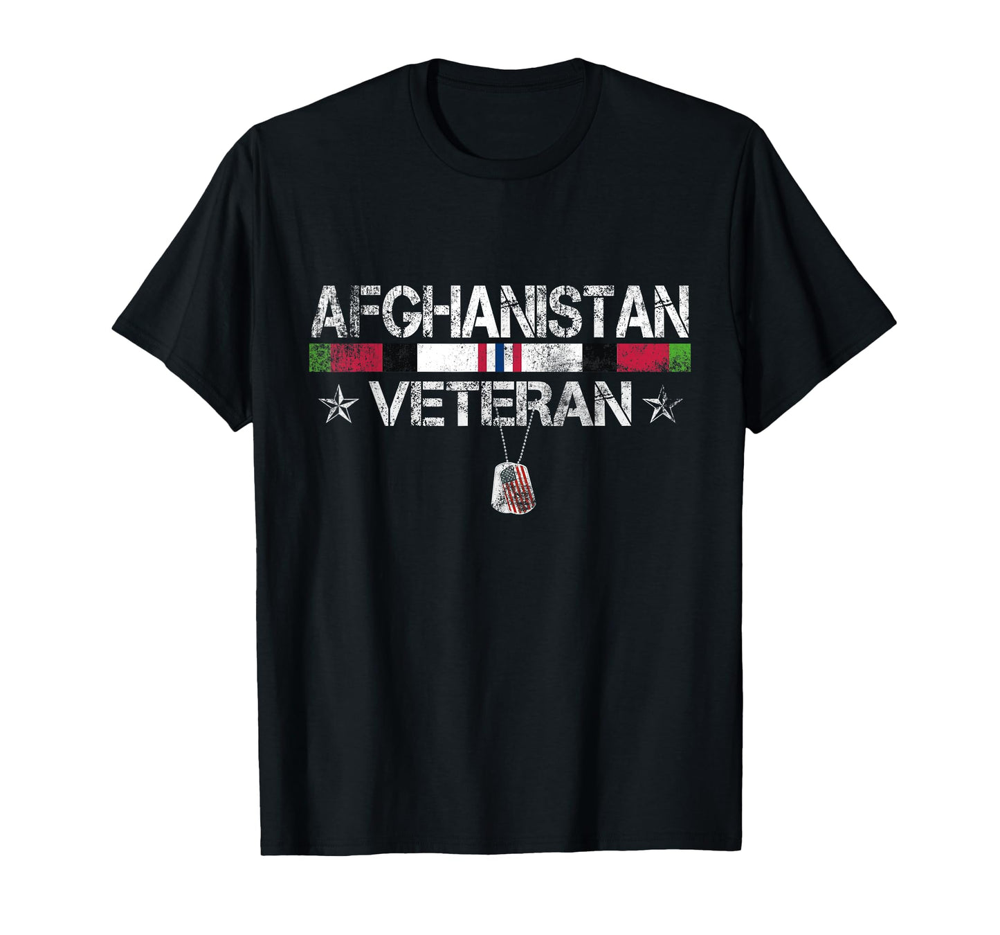 Afghanistan Veteran T-Shirt Vintage Patriotic Veterans Day T-Shirt