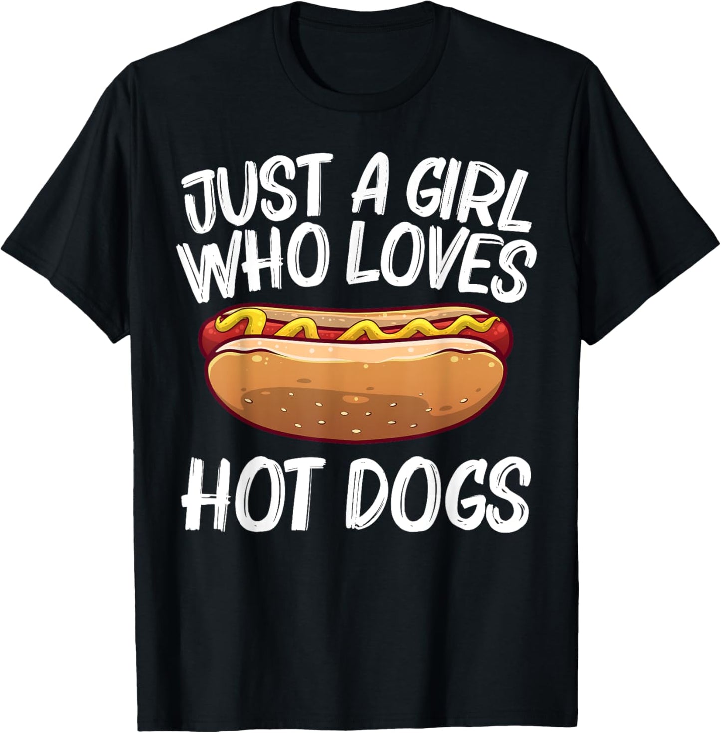 Funny Hot Dog Art For Girls Women Hotdog Stand Lover Hot Dog T-Shirt