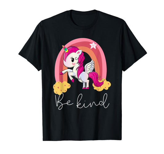 unity day orange for kids toddler be kind unicorn rainbow T-Shirt