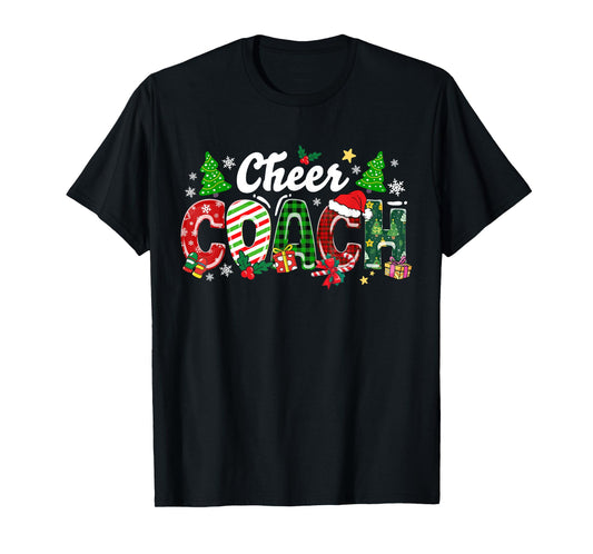 Cheer Coach Christmas Cheerleader Coach Xmas Xmas Holiday T-Shirt