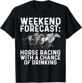 Cool Horse Racing Design For Men Women Derby Horse Racing T-Shirt