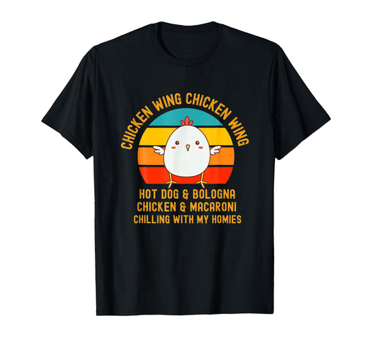 Chicken Wing Chicken Wing Hot Dog And Bologna Toddler 5T T-Shirt