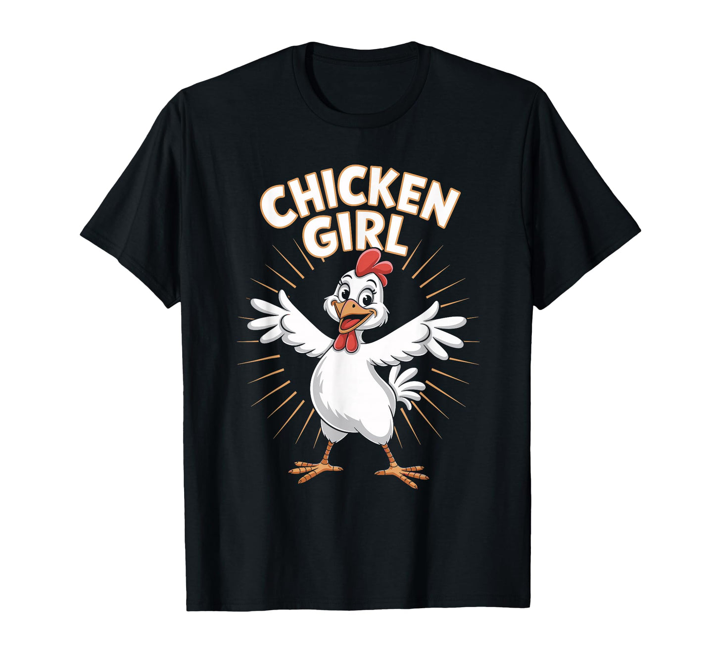 Chicken Girl Childrens Chickens Apparel | Youth Kids Chicken T-Shirt