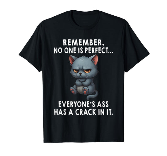 Remember No One is Perfect Everyone's Ass Has A Crack in It T-Shirt