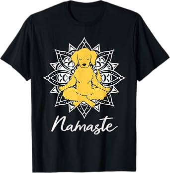 Golden Retriever Yoga for a yoga workout fan T-Shirt