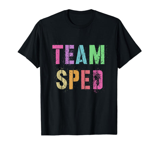 Vintage TEAM SPED Last Day of School Teacher Special Ed Crew Men Women Girls Kids T-Shirt
