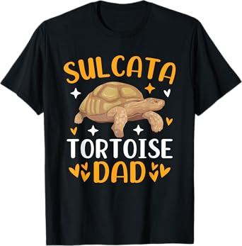 Father Reptile Tortoise Species - Sulcata Tortoise Dad T-Shirt