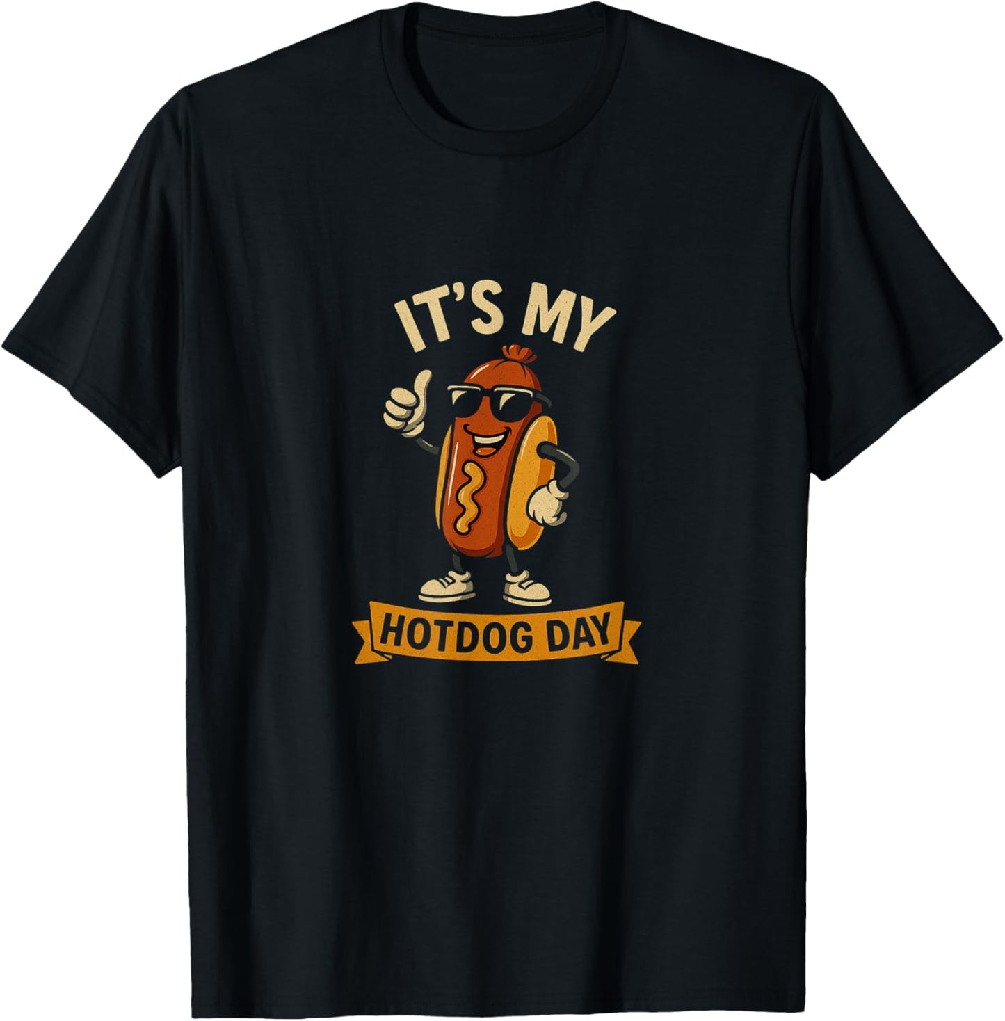 It’s My Hotdog Day – Funny Summer Food Celebration Design T-Shirt