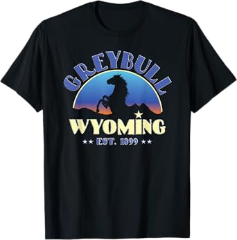 Greybull Wyoming WY Wild Horse T-Shirt