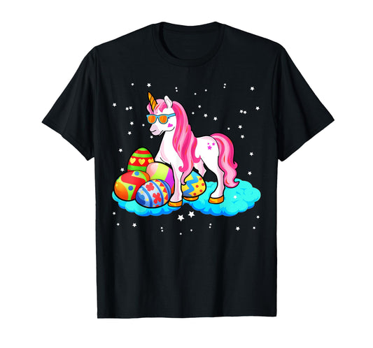 Girl Easter Unicorn Shirt Easter Girl Shirt Unicorn Easter T-Shirt