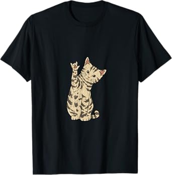 ILY Cat ASL T-Shirt