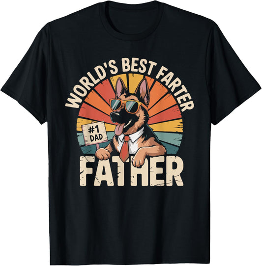 Dog Dad World's Best Farter I Mean Father Father's Day Daddy T-Shirt