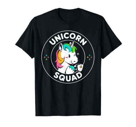 Unicorn Squad Costume Cute Unicorn Magical Lover Girl Women T-Shirt