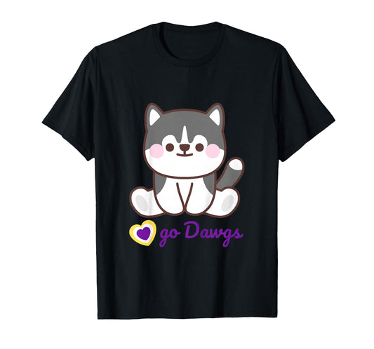 Kids Go Dawgs - Kids Youth UW Gameday T-Shirt