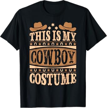 Cute Cowboy Western Cowboy Outfit Men Boy Kid Cowboy Costume T-Shirt