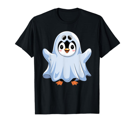 Penguin Halloween Cute Ghost Costume T-Shirt
