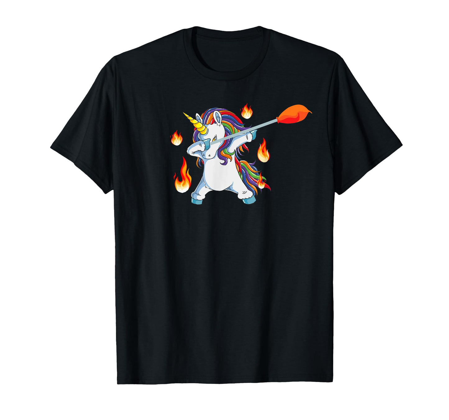 Glassblowing Lover Dabbing Unicorn Glassworker Glassblower T-Shirt