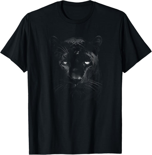 Panther Wild Black Cat Portrait Africa Animal T-Shirt