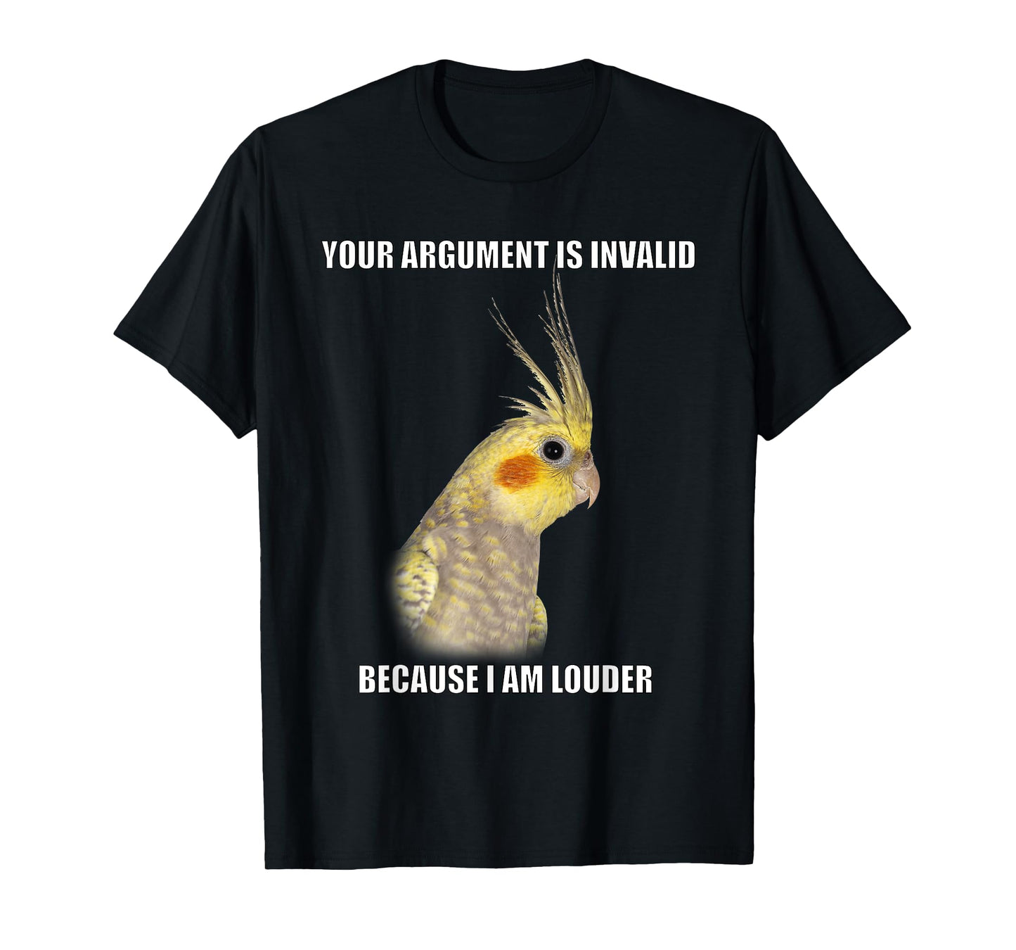 COCKATIEL Birds Funny Cockatiels Design T-Shirt