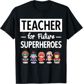 Teacher Superhero Teacher Education Fun T-Shirt