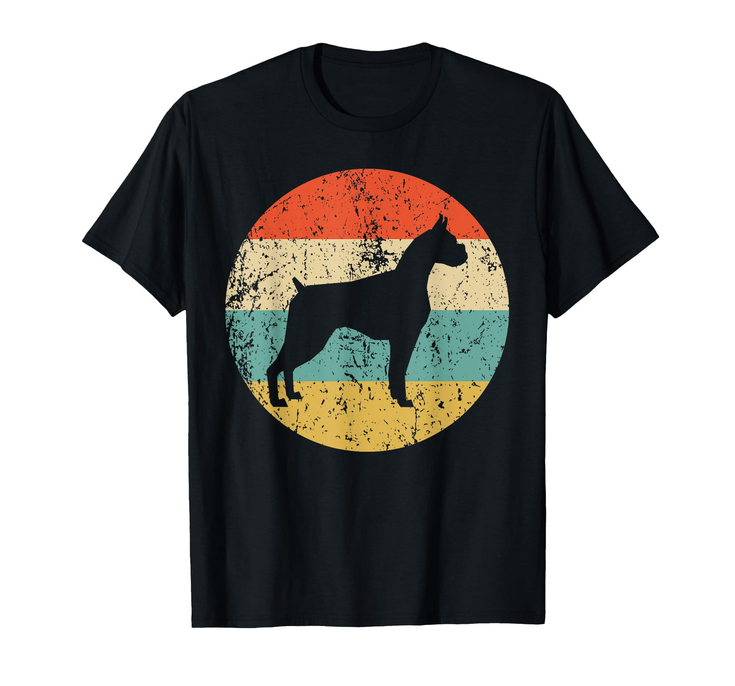 Boxer Shirt - Vintage Retro Boxer Dog T-Shirt T-Shirt