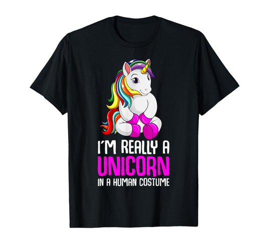 Unicorn Lover Unicorns Costume Kids Girls Youth Women T-Shirt