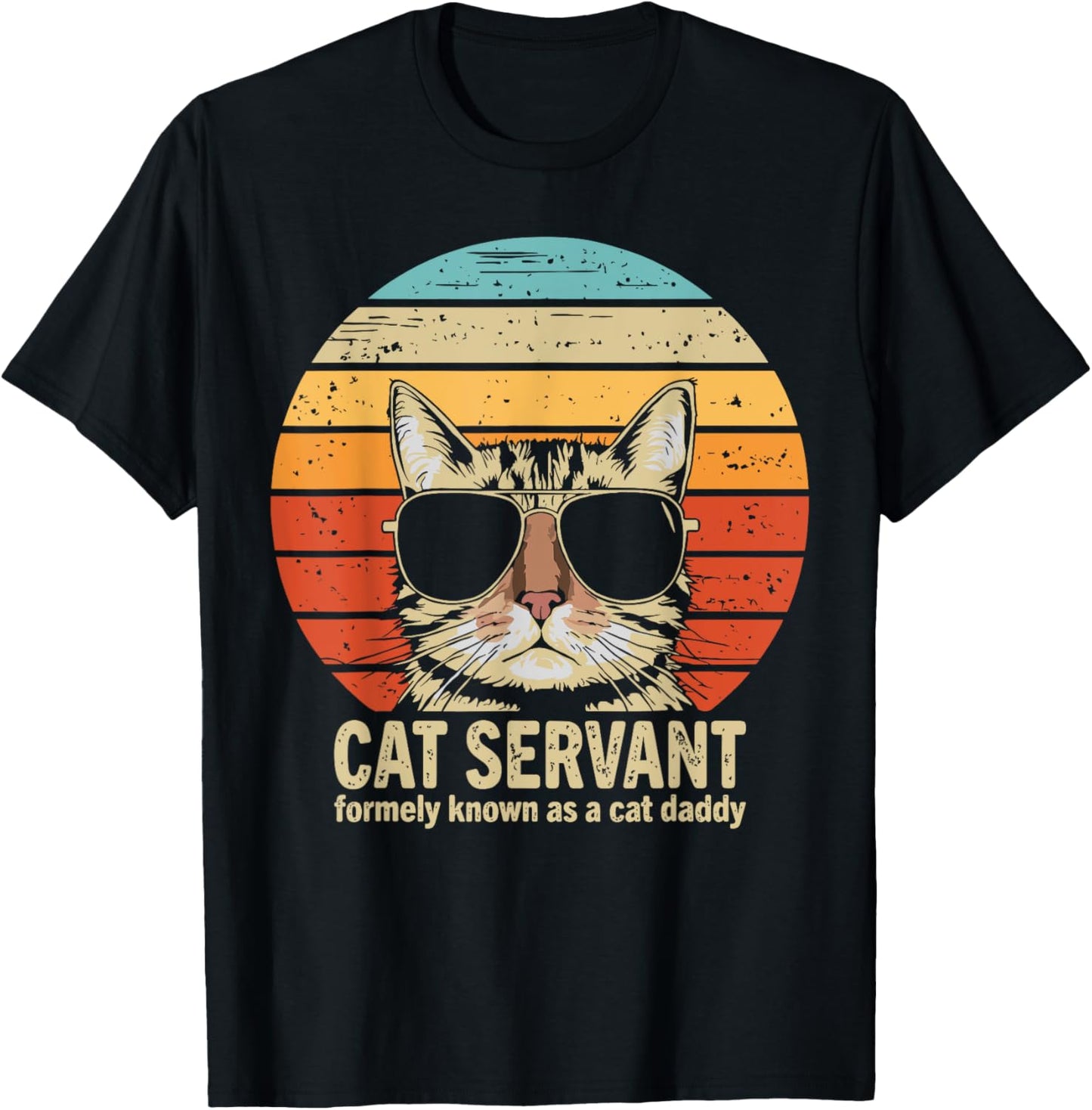 Cat Daddy Funny Fathers Day for Cat Dad T-Shirt
