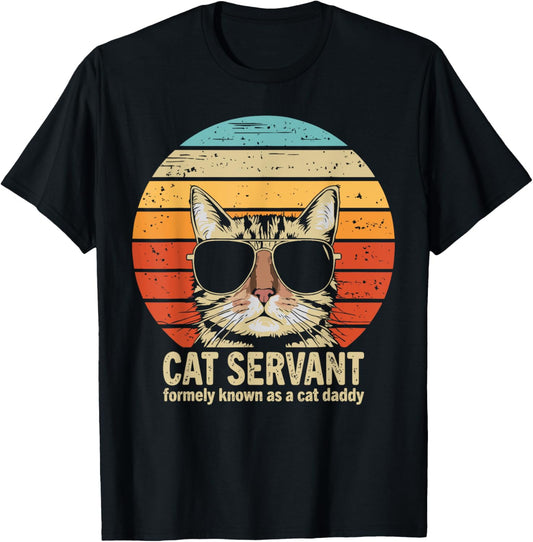 Cat Daddy Funny Fathers Day for Cat Dad T-Shirt