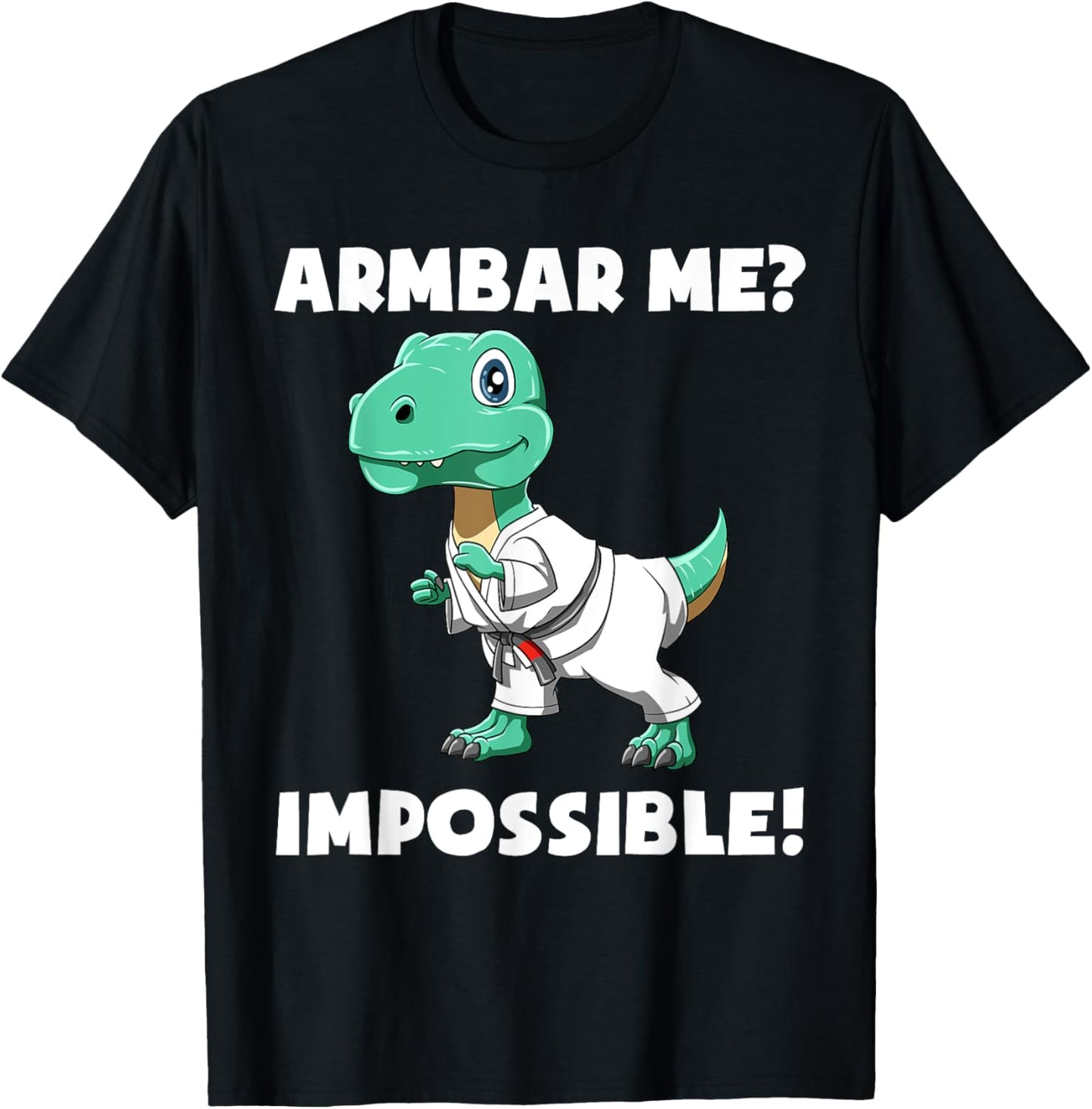 Brazilian Jiu Jitsu Funny Gift - BJJ and Grappling Dino T-Shirt